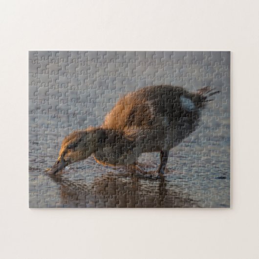Dorstige Baby Legpuzzel (Horizontaal)