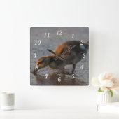 Dorstige Baby wandklok (Huis)