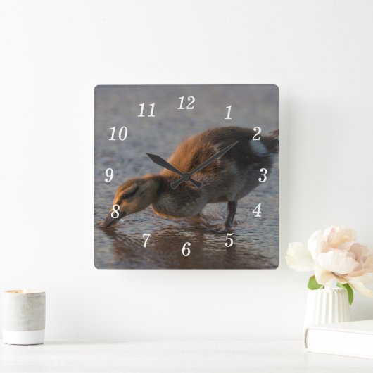 Dorstige Baby wandklok (Huis)