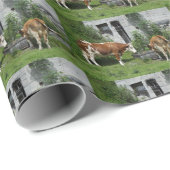 Dorstige Fleckvieh Cadeaupapier (Rol Hoek)