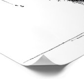 Dorstige kamelenprint poster (Hoek)