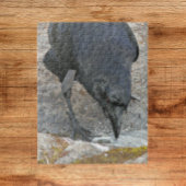 Dorstige kraai die een Drink neemt Legpuzzel
