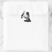 Dorstige Terrier Mix Vinyl Sticker (Tas)