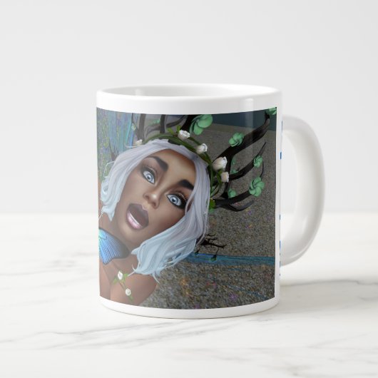 Dorsty Butterfly en Fairy Grote Koffiekop (Voorkant rechts)