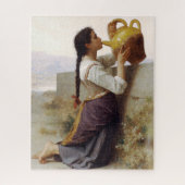 Dorsty Girl Drink van een Jug (landschap) Legpuzzel (Verticaal)