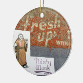Dorsty Monk, Asheville, Dorsty Monk Kerstmis Keramisch Ornament (Links)