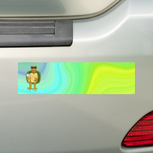 Dorsty Turtle Bumpersticker (Op auto)