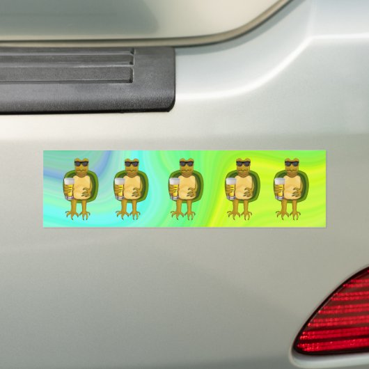 Dorsty Turtle Bumpersticker (Op auto)