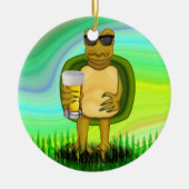 Dorsty Turtle Keramisch Ornament (Voorkant)