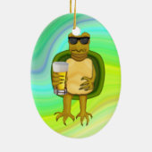 Dorsty Turtle Keramisch Ornament (Achterkant)