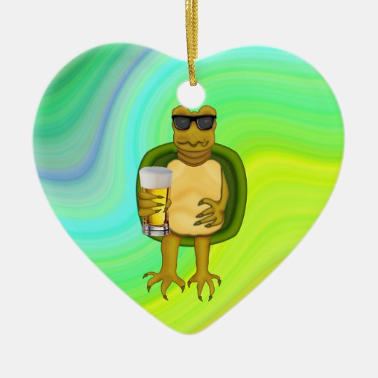 Dorsty Turtle Keramisch Ornament (Voorkant)