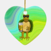 Dorsty Turtle Keramisch Ornament (Achterkant)