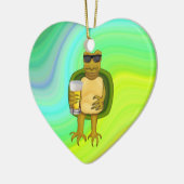 Dorsty Turtle Keramisch Ornament (Links)