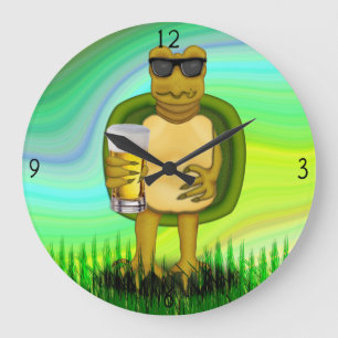 Dorsty Turtle Large Clock Grote Klok