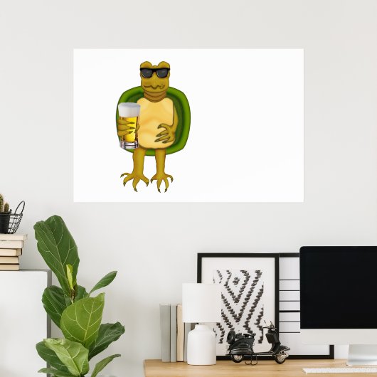 Dorsty Turtle Poster (Thuiskantoor)