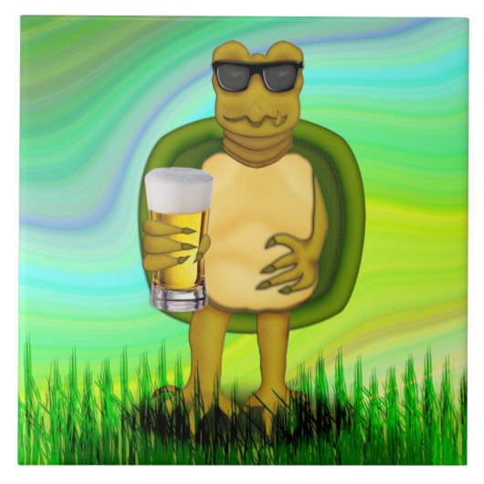 Dorsty Turtle Tegeltje (Voorkant)