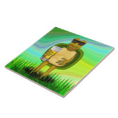 Dorsty Turtle Tegeltje (Zijkant)