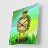 Dorsty Turtle Vierkante Klok (Hoek)