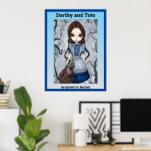 Dorthy en Toto door Jasmine Becket Poster (Thuiskantoor)