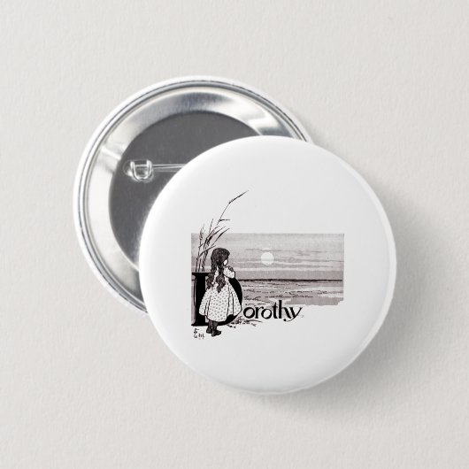 Dorthy Ronde Button 5,7 Cm (Voorkant /achterkant)