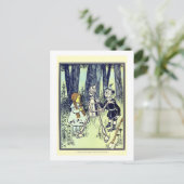 Dorthy & Scare Crow ontmoeten Tin Man Briefkaart (Staand voorkant)