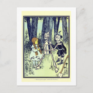 Dorthy & Scare Crow ontmoeten Tin Man Briefkaart