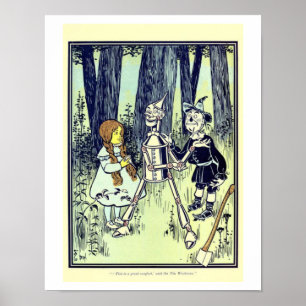 Dorthy & Scare Crow ontmoeten Tin Man Poster