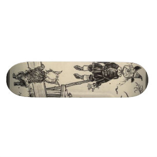 Dorthy, Scarecrow en Toto Skateboard