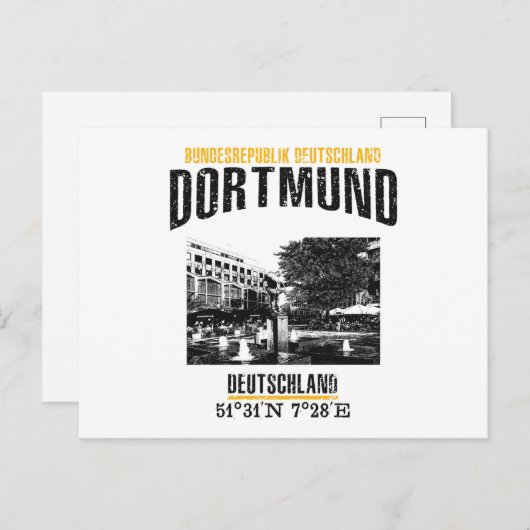 Dortmund Briefkaart (Voorkant / Achterkant)