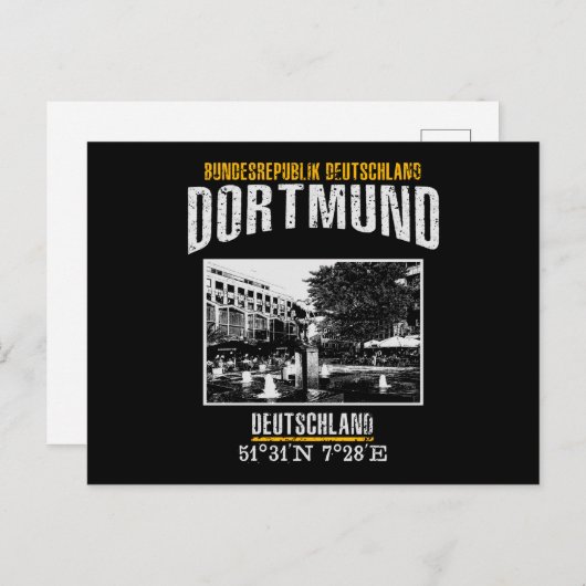 Dortmund Briefkaart (Voorkant / Achterkant)