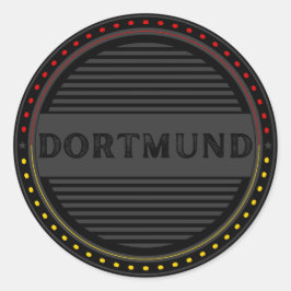 Dortmund City Pride Emblem – German Identity Ronde Sticker