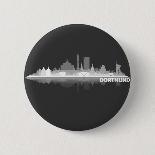 Dortmund City Skyline Button (Voorkant)