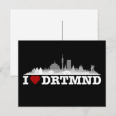 Dortmund City Skyline - Postkarte Briefkaart (Voorkant / Achterkant)