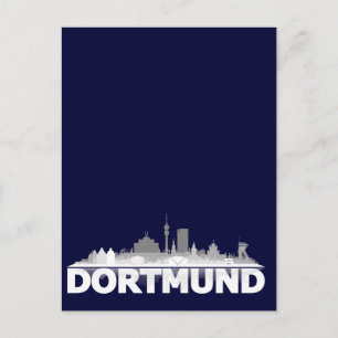 Dortmund City Skyline Postkarte Briefkaart