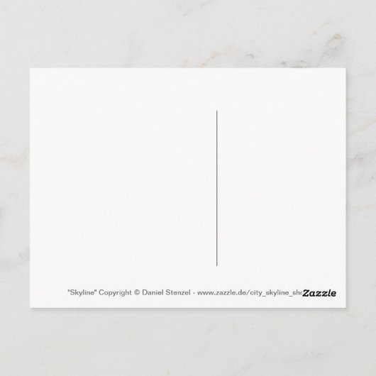 Dortmund City Skyline Postkarte Briefkaart (Achterkant)