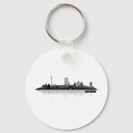 Dortmund City Skyline Sleutelhanger (Voorkant)