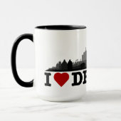 Dortmund City Skyline - Tasse / Becher Mok (Links)