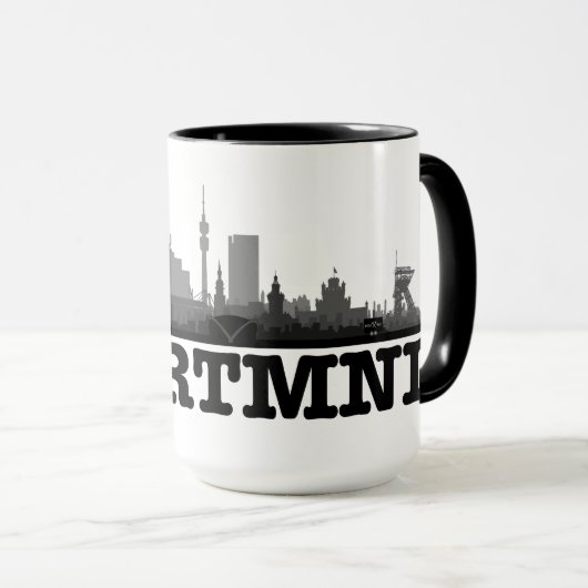Dortmund City Skyline - Tasse / Becher Mok (Voorkant rechts)