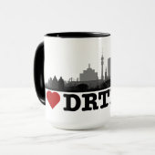 Dortmund City Skyline - Tasse / Becher Mok (Voorkant links)