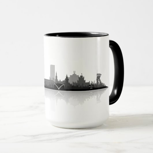 Dortmund City Skyline ´Tasse Mok (Voorkant rechts)