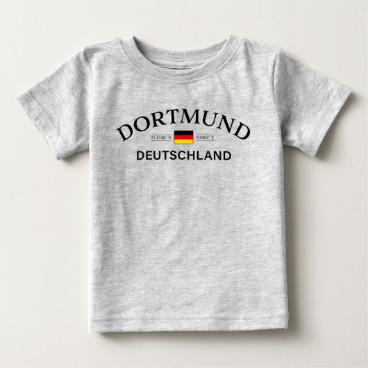 Dortmund Deutschland Coördinaten Duits (Voorkant)