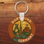 Dortmund Duits Stedelijk Embleem Sleutelhanger (Achterkant)