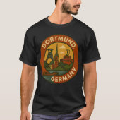 Dortmund Duits Stedelijk Embleem T-shirt (Voorkant)