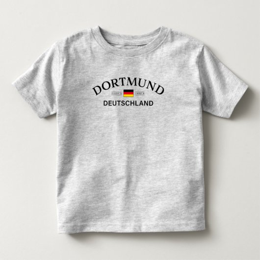 Dortmund Duitsland Coördinaten Duits Kinder Shirts (Voorkant)
