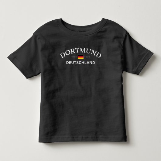 Dortmund Duitsland Coördinaten Duits Kinder Shirts (Voorkant)