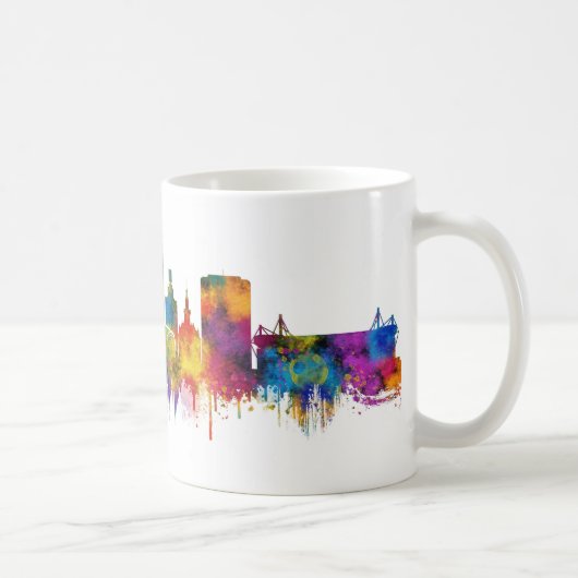 Dortmund Duitsland Skyline Koffiemok (Rechts)