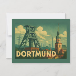 Dortmund Duitsland Stad Kunst Briefkaart