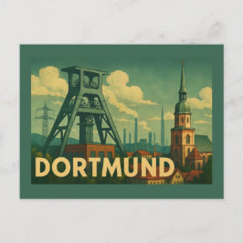 Dortmund Duitsland Stad Kunst Briefkaart