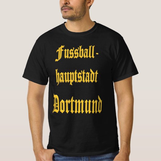 Dortmund Fan Design T-shirt (Voorkant)