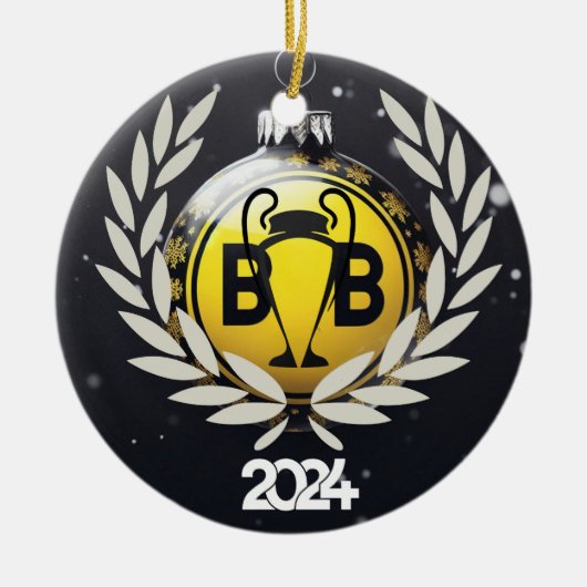 DORTMUND GEÏNSPIREERD KERAMISCH ORNAMENT (Voorkant)